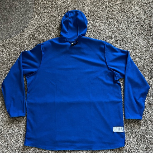 Adidas Mens 3XLT Climawarm Waffle Mesh High Neck Pullover Hoodie - Picture 7 of 16